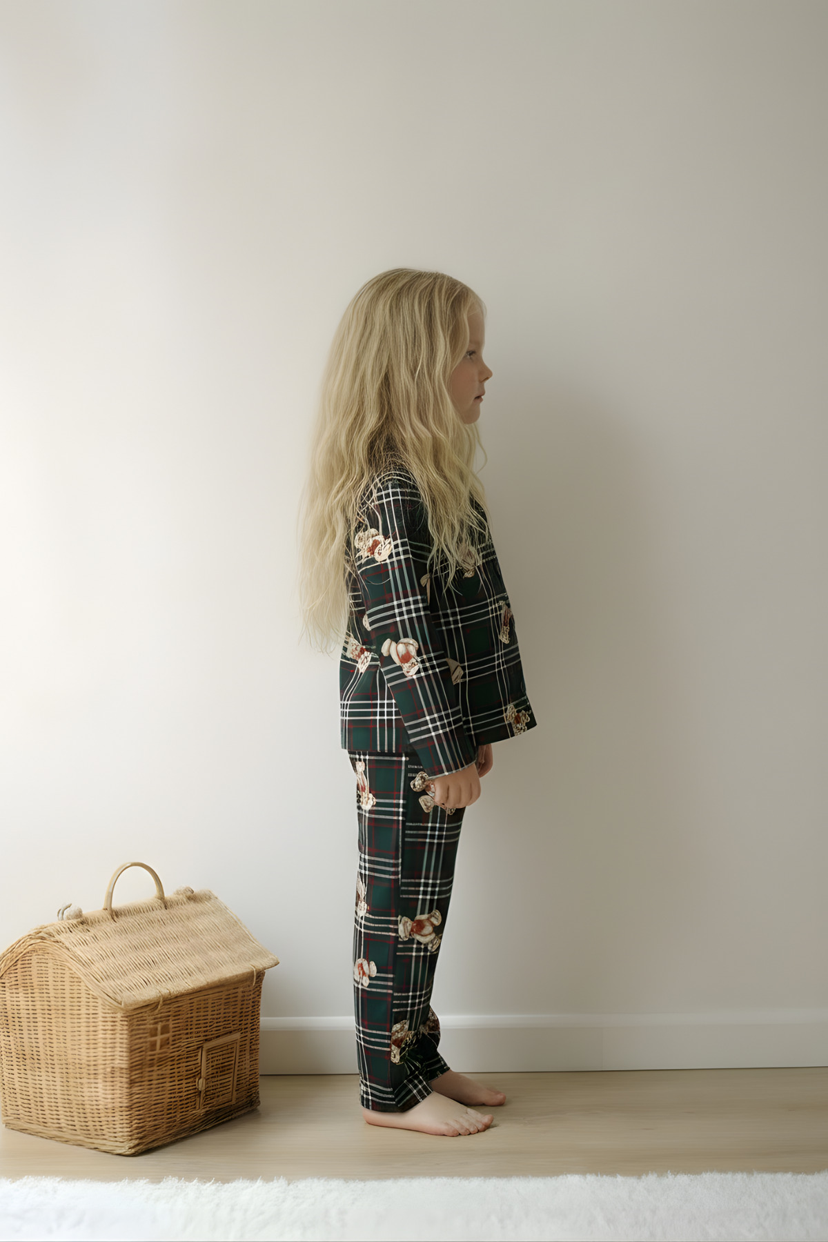 ESİLA KİDS Çocuk Pijama Takımı Uzun Kollu Süet Örme Kumaş fotoğrafı 2 (önizleme)