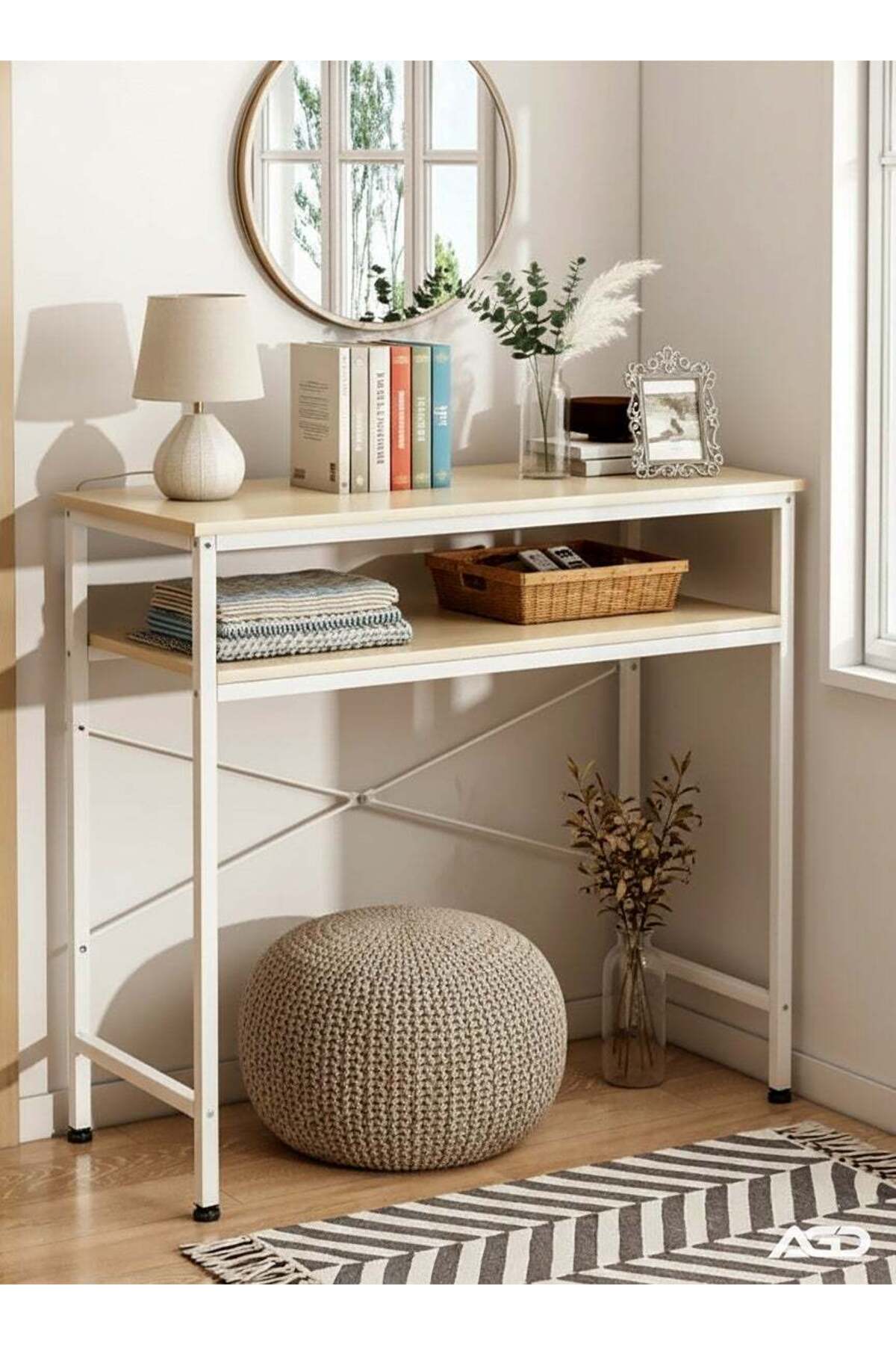 طاولة كونسول قابلة للتعديل بتصميم عصري بسيط لغرفة...