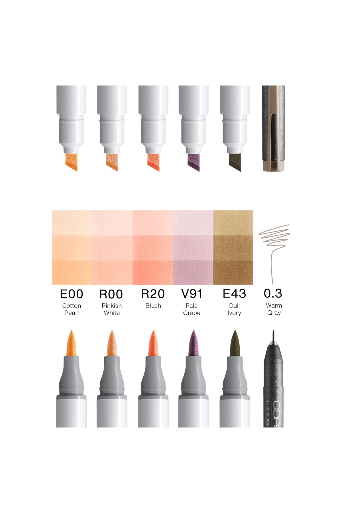 copic CIAO PORTRAIT SET PASTEL ELEGANCE 6 LI - Fiyatı, Yorumları