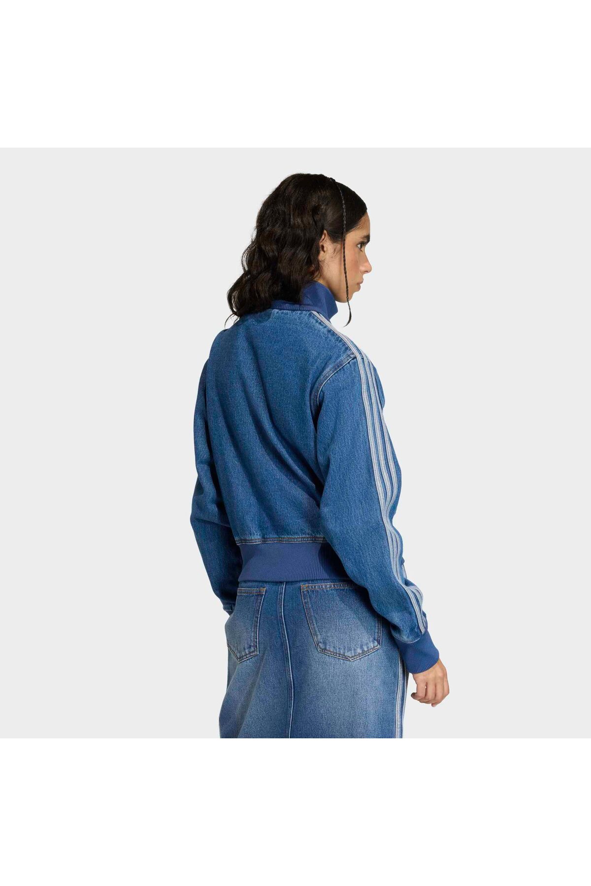 adidas Firebird Kadın Mavi Jean Ceket (KD2913) - Fiyatı, Yorumları