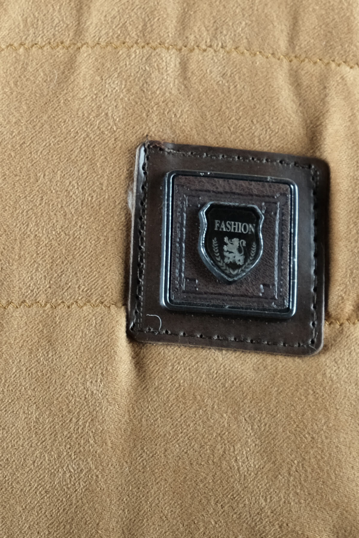 ModeXL Mode XL Büyük Beden Erkek Kapitone Dik Yaka Mont 22604 KAHVERENGİ görsel 5