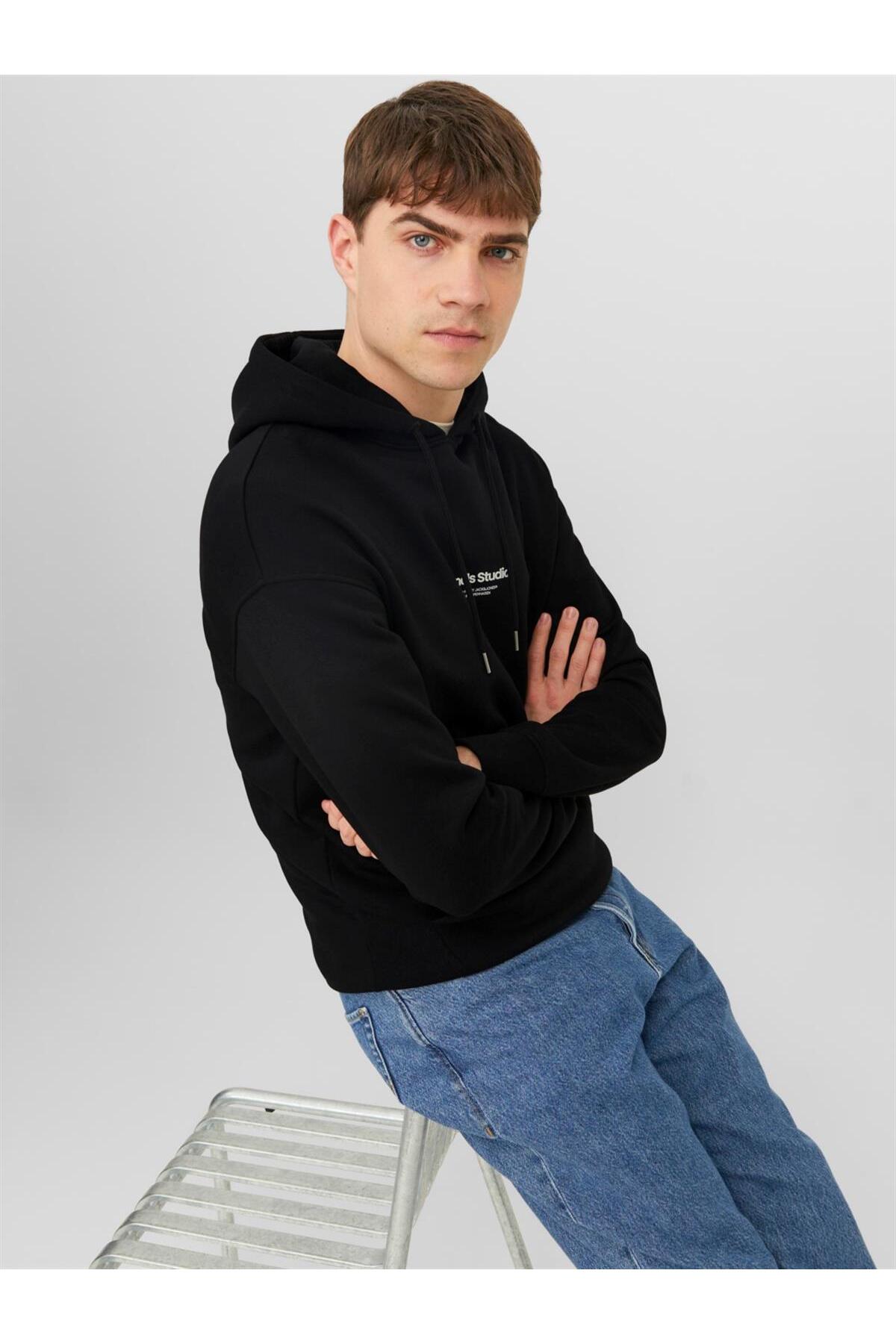 سویشرت مردانه راسته آستین بلند | جک اند جونز Jack & Jones TYCISEGPQN168960423545577 - تصویر 5