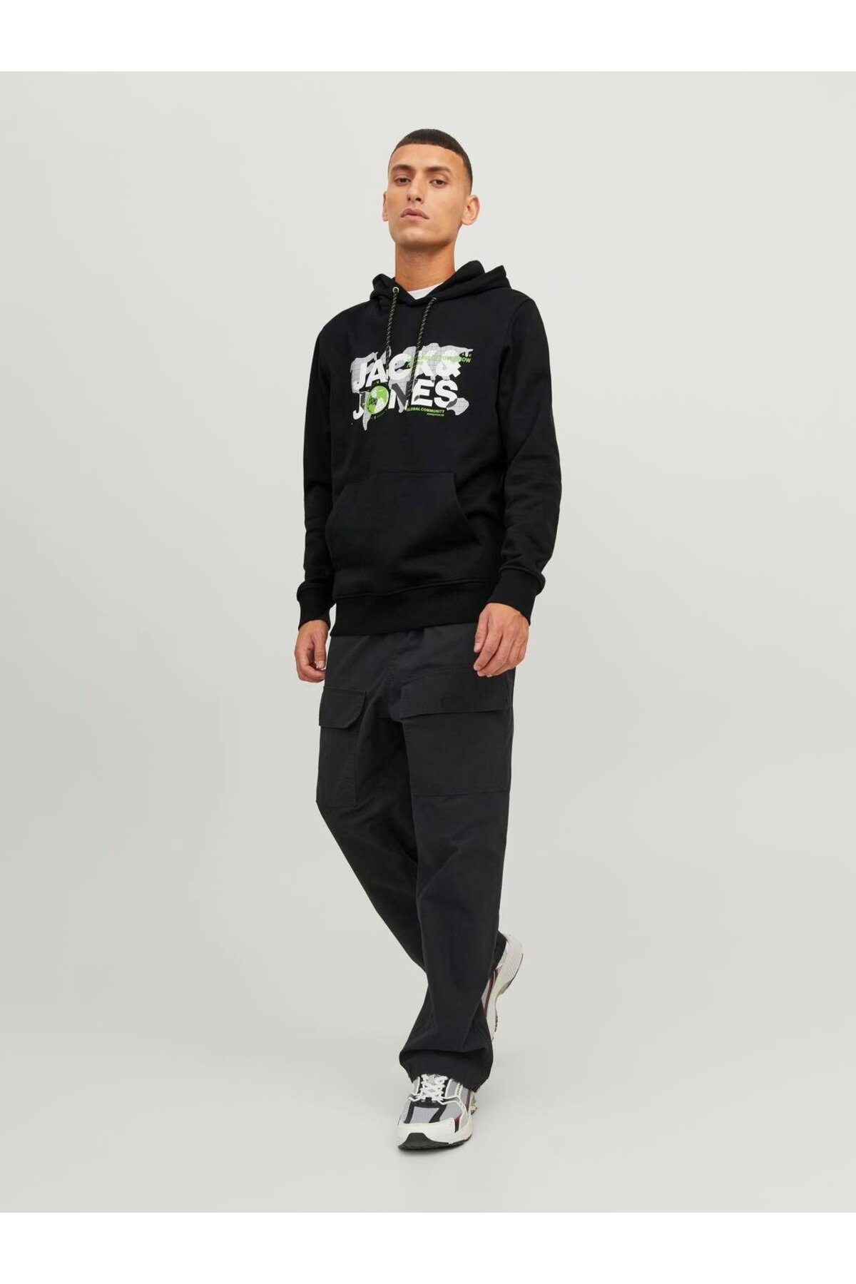 سویشرت مردانه طرح دار آستین استاندارد | جک اند جونز Jack & Jones TYCF3LU3AN169262435436098 - تصویر 2