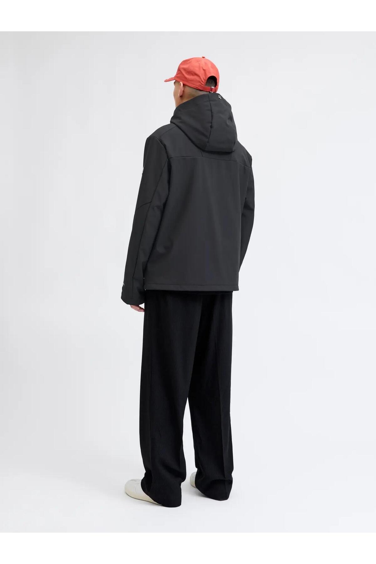 کاپشن مردانه راسته آستین استاندارد | جک اند جونز Jack & Jones 12284699Black Beau - تصویر 4