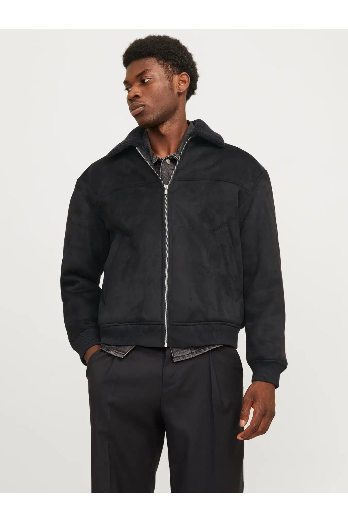 کاپشن مردانه بمبر Jprccted کد ۱۲۲۶۶۷۹۸ جک اند جونز کاپشن Jack & Jones