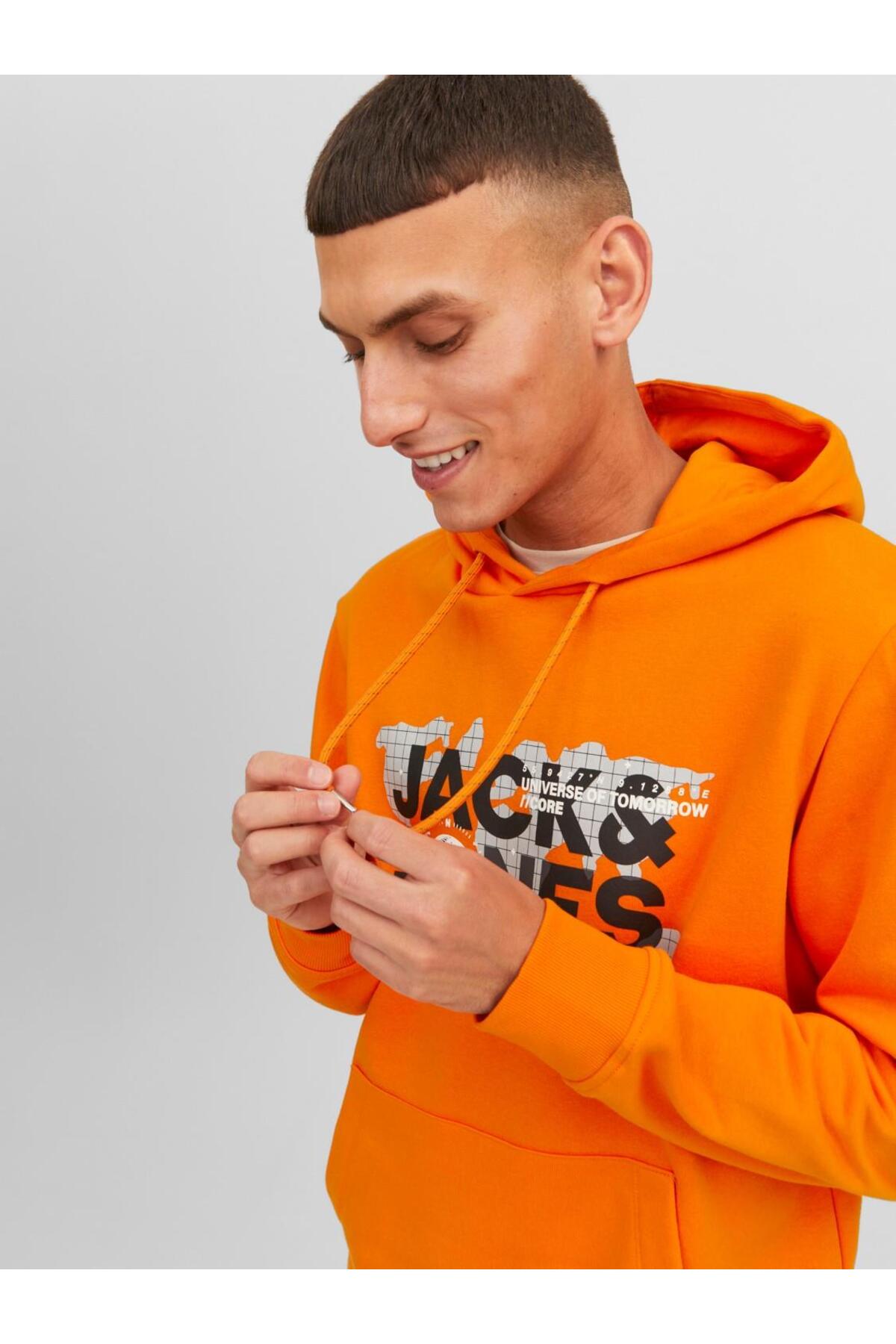 سویشرت مردانه طرح دار آستین استاندارد | جک اند جونز Jack & Jones TYCF3LU3AN169262435436098 - تصویر 3