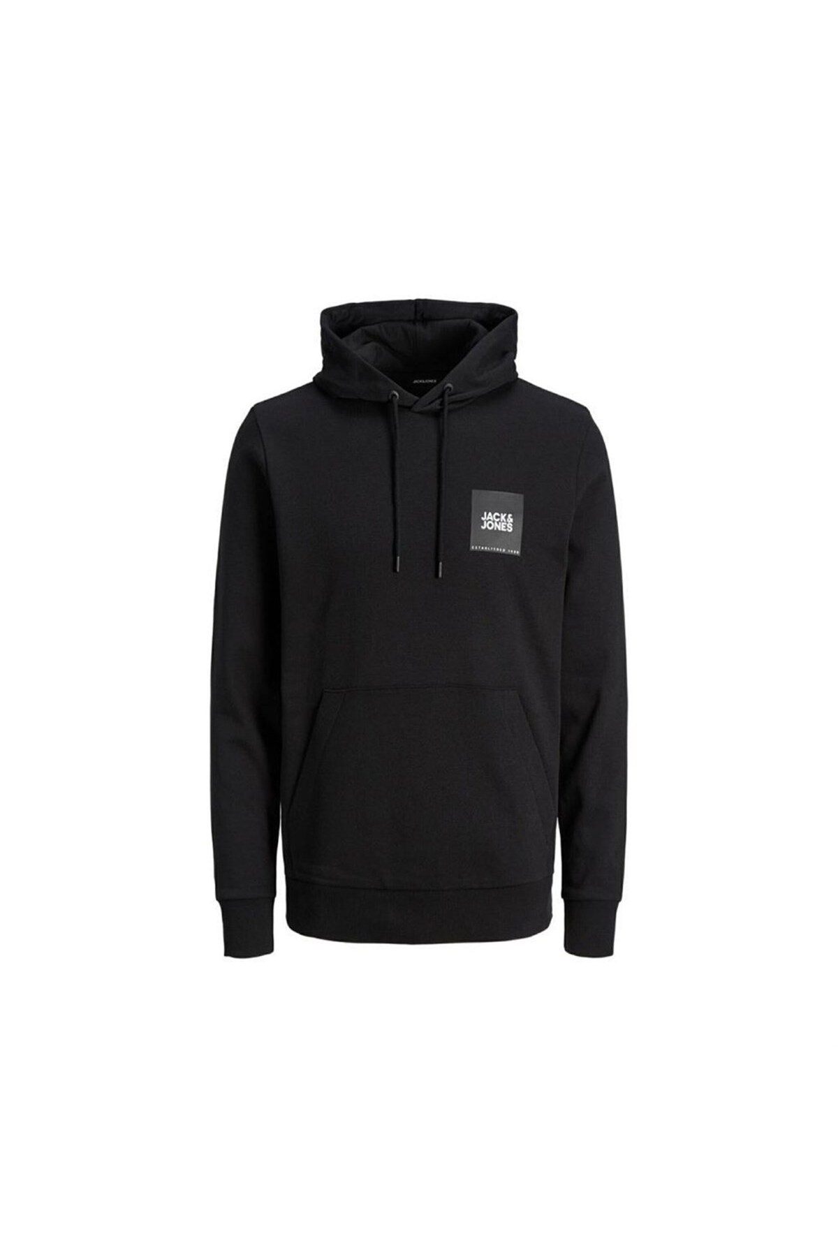 سویشرت مردانه راسته آستین بلند | جک اند جونز Jack & Jones 12213245-Black - تصویر 2