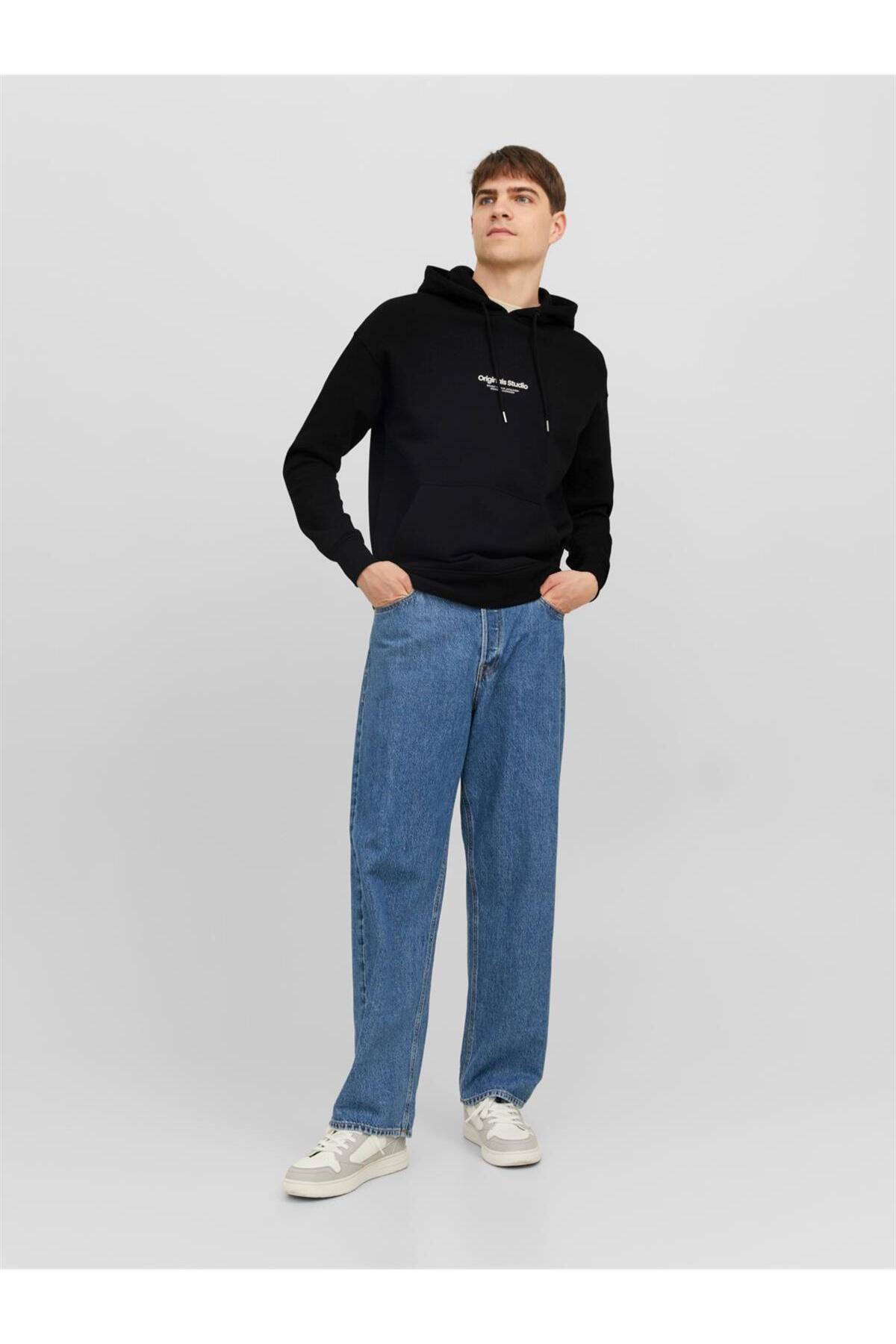 سویشرت مردانه راسته آستین بلند | جک اند جونز Jack & Jones TYCISEGPQN168960423545577 - تصویر 3