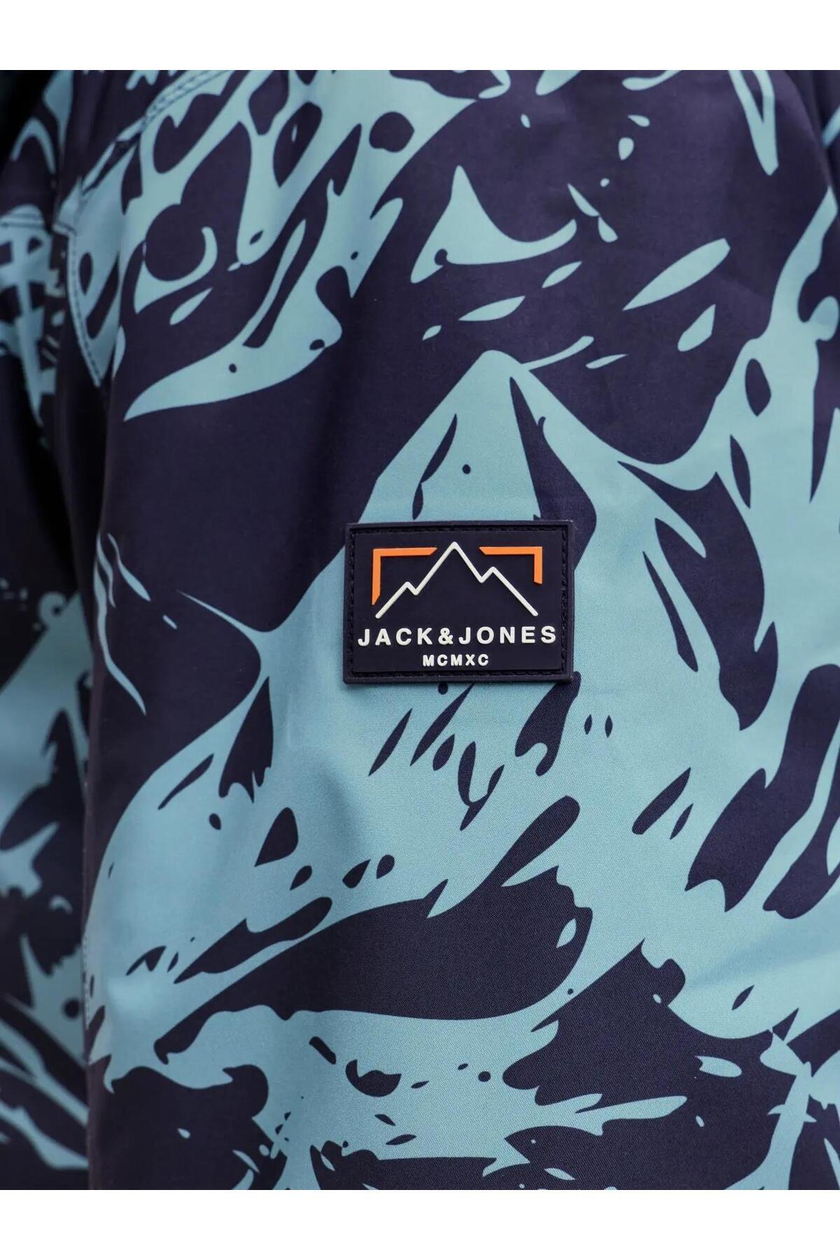 کاپشن مردانه رنگارنگ آستین استاندارد | جک اند جونز Jack & Jones TYC06BB184495571AF154E400 - تصویر 5