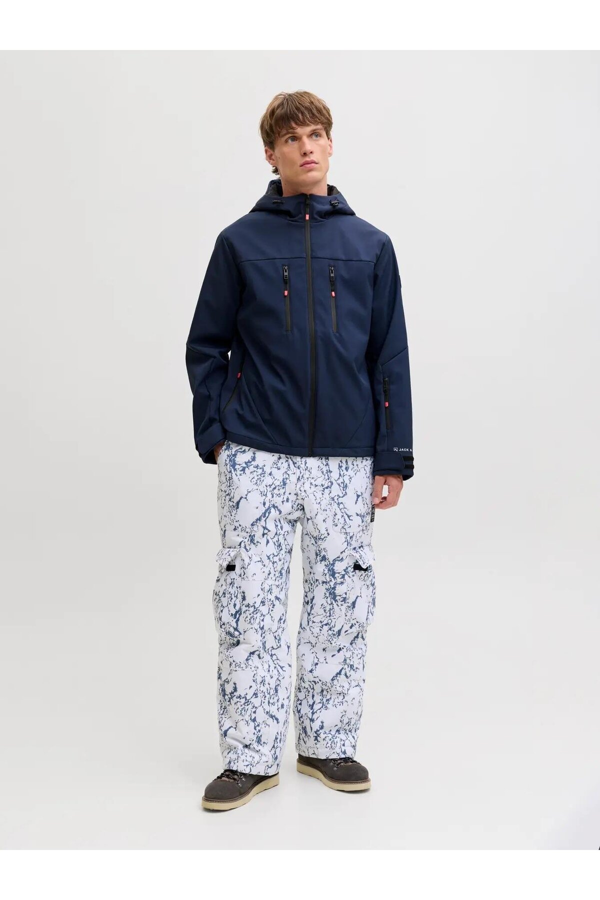 کاپشن مردانه راسته آستین بلند | جک اند جونز Jack & Jones 12284699 - تصویر 2
