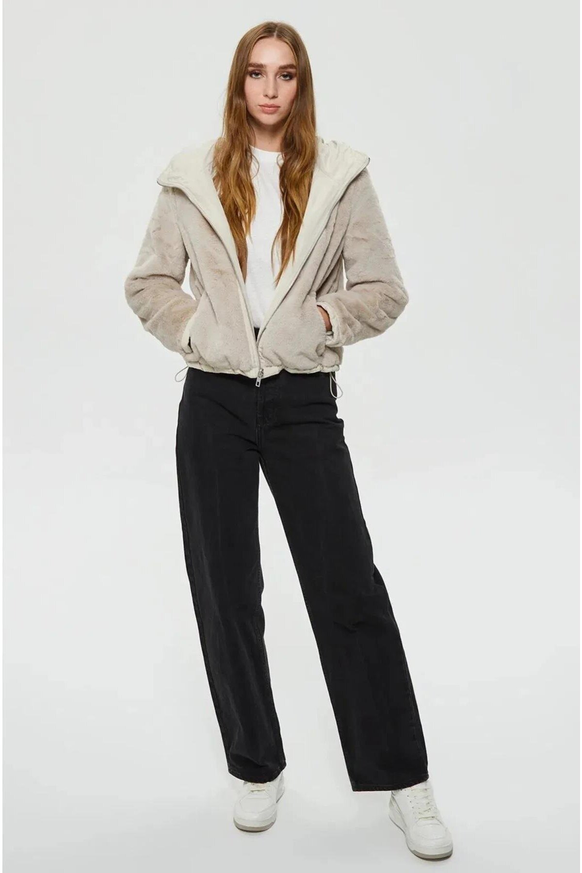 ONLY  Onlydahlıa Rev. Fur Kadın Mont 15208777 - Görsel 2