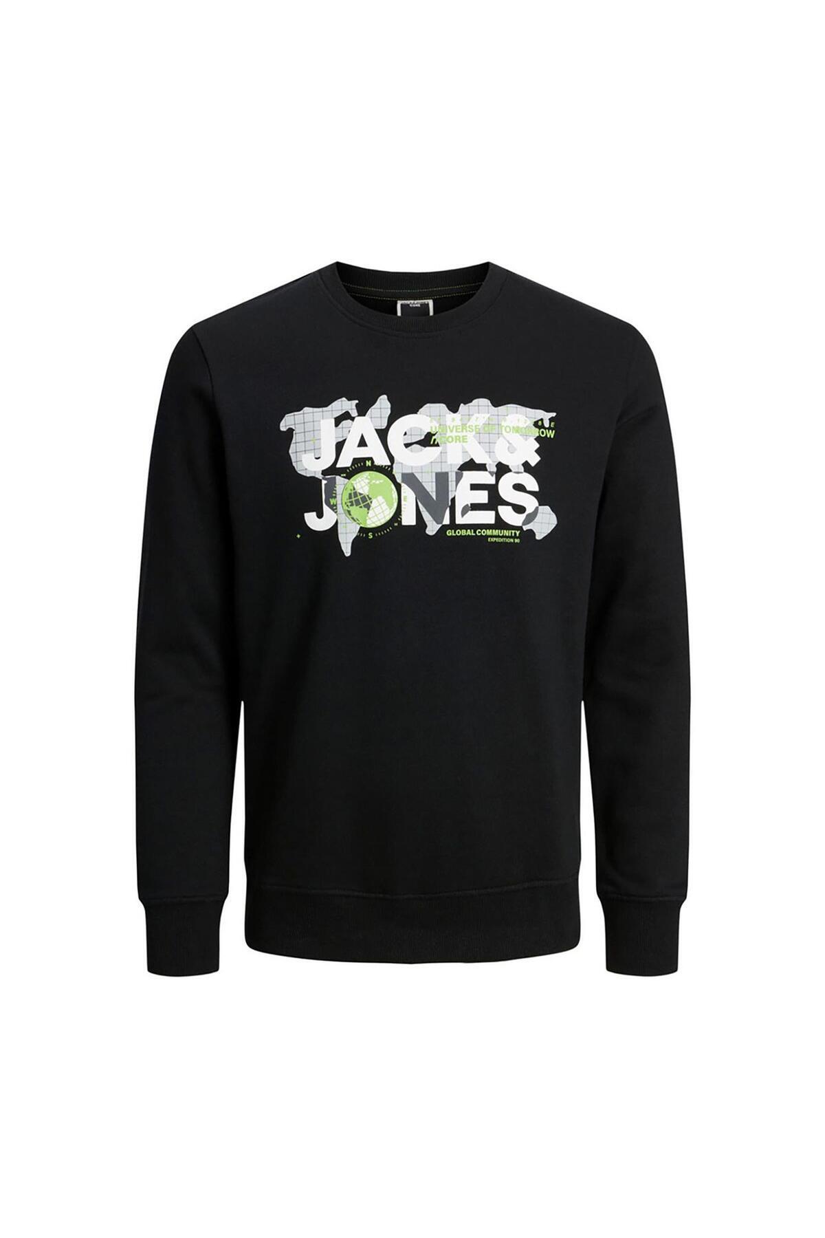 سویشرت مردانه راسته آستین استاندارد | جک اند جونز Jack & Jones 12240211 - تصویر 2