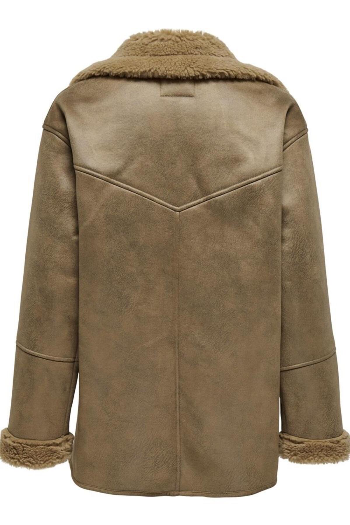 ONLY  Onlylva Bonded Collar Kadın Mont 15322037 - Görsel 2