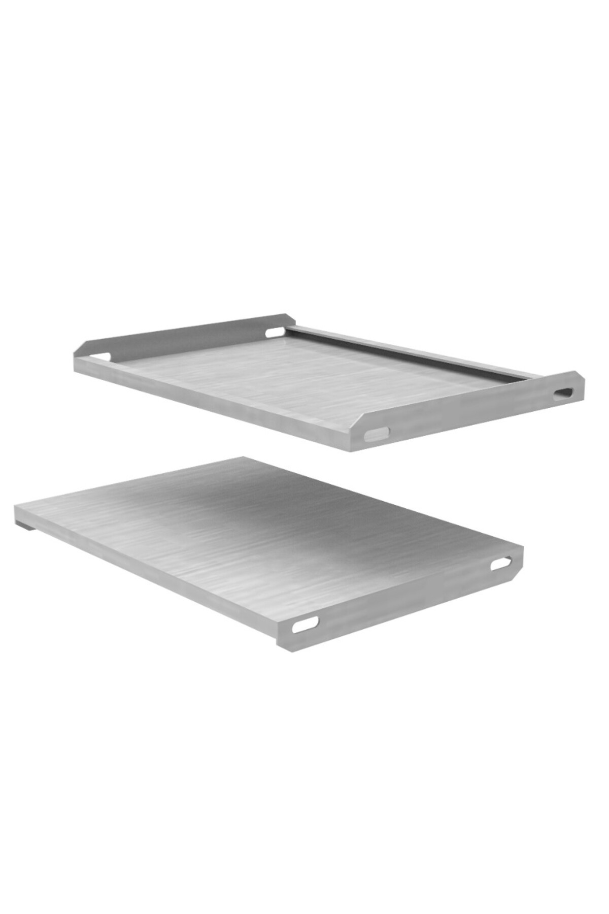 Tava Rack RafBurada 5 Adet Depo Rafı Hafif Rack Tava Galvaniz-60x30 cm 0,70 mm ...