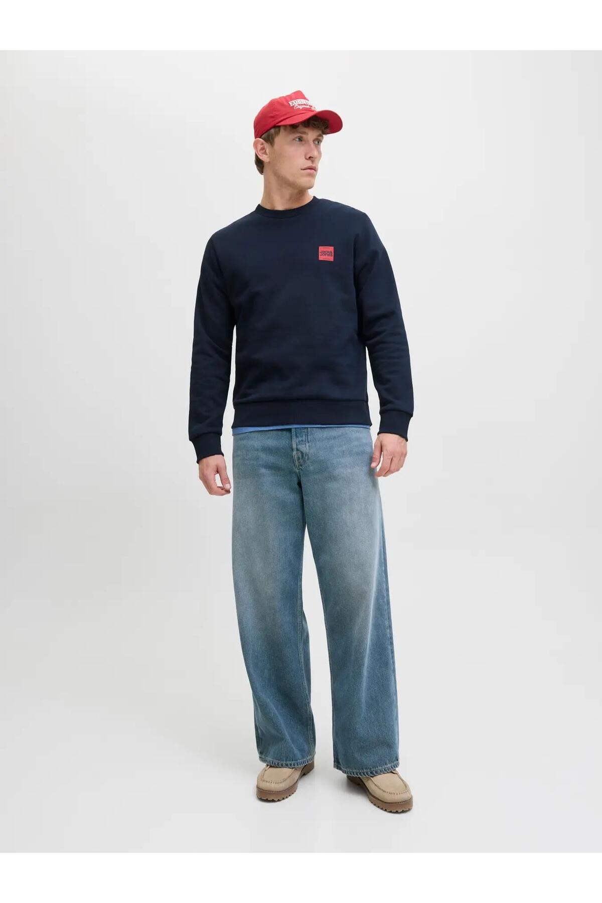 سویشرت مردانه راسته آستین بلند | جک اند جونز Jack & Jones 12279256 - تصویر 3