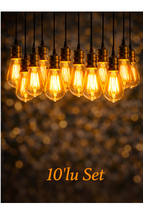 ZMR LUMIXA 4W 2700K RUSTİK AMPUL AMBER 10 ADET