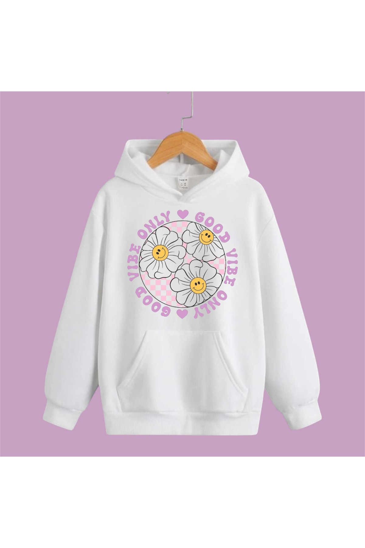 FALAVİ  Good Vibe Only Yazılı Sweatshirt