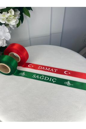 Derya Organizasyon Damat & Sağdıç Kol Bandı Kurdelası – Şık Düğün Aksesuarı, ...