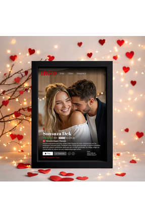 BERRAVIA Sevgililer Günü Hediyesi, Sevgiliye Hediye, Netflix Tablo, Loveflix ...