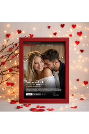 BERRAVIA Sevgililer Günü Hediyesi, Sevgiliye Hediye, Netflix Tablo, Loveflix ...