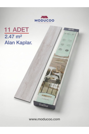 MODUCOO ALTA CLEAR- Kendinden Yapışkanlı Parke (11 Adet - 2,47M²)