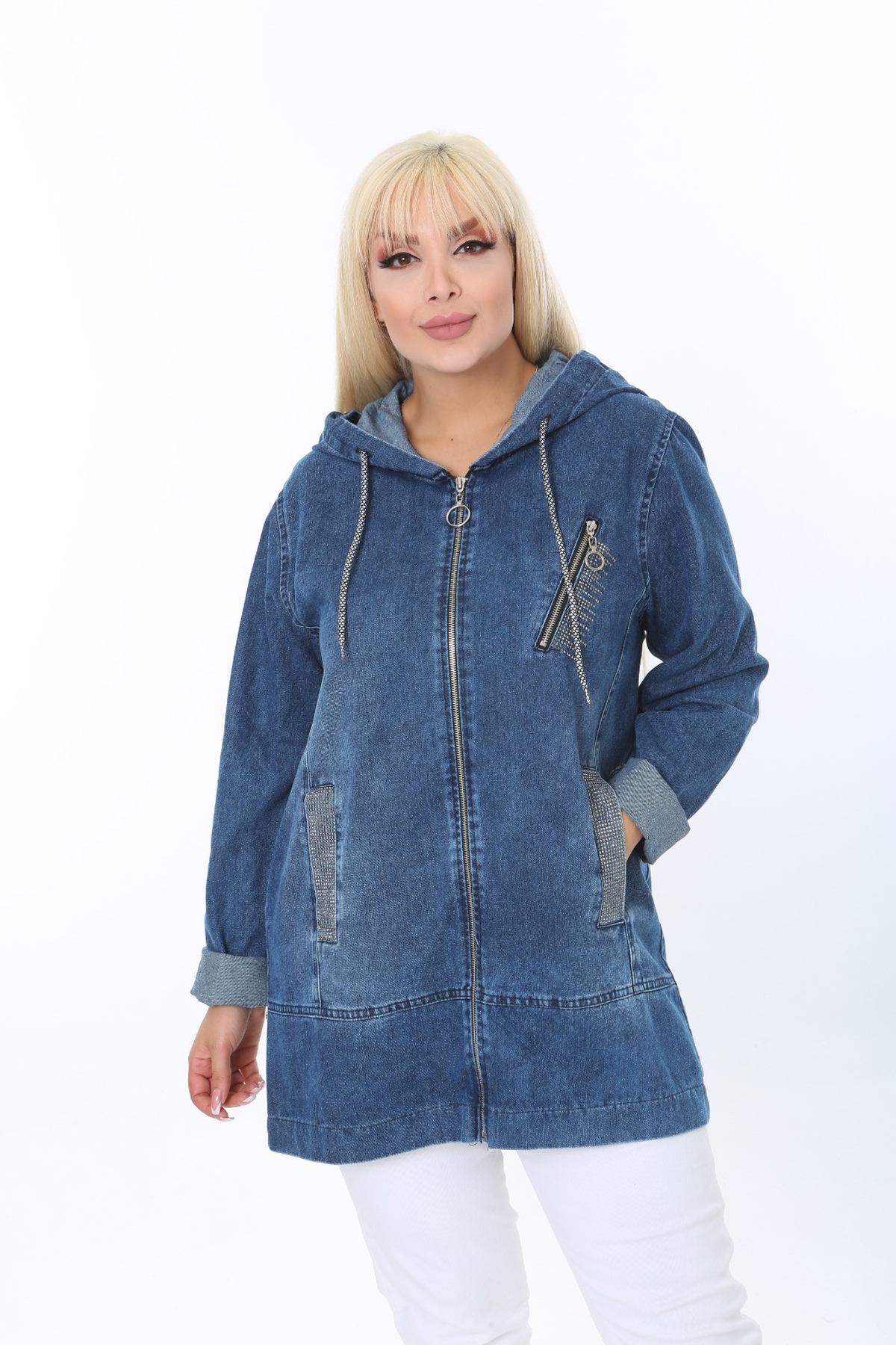 xlargebutik  ARADIĞINIZ HAVALI CEKET GELDİ 42/62 BEDEN ARASI KADIN GİYİM - Görsel 2