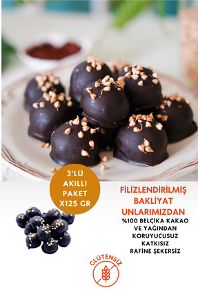 Mikro Herküller Glutensiz 3'lü Rafine Şekersiz %70 Bitter Belçika Çikolatalı ...
