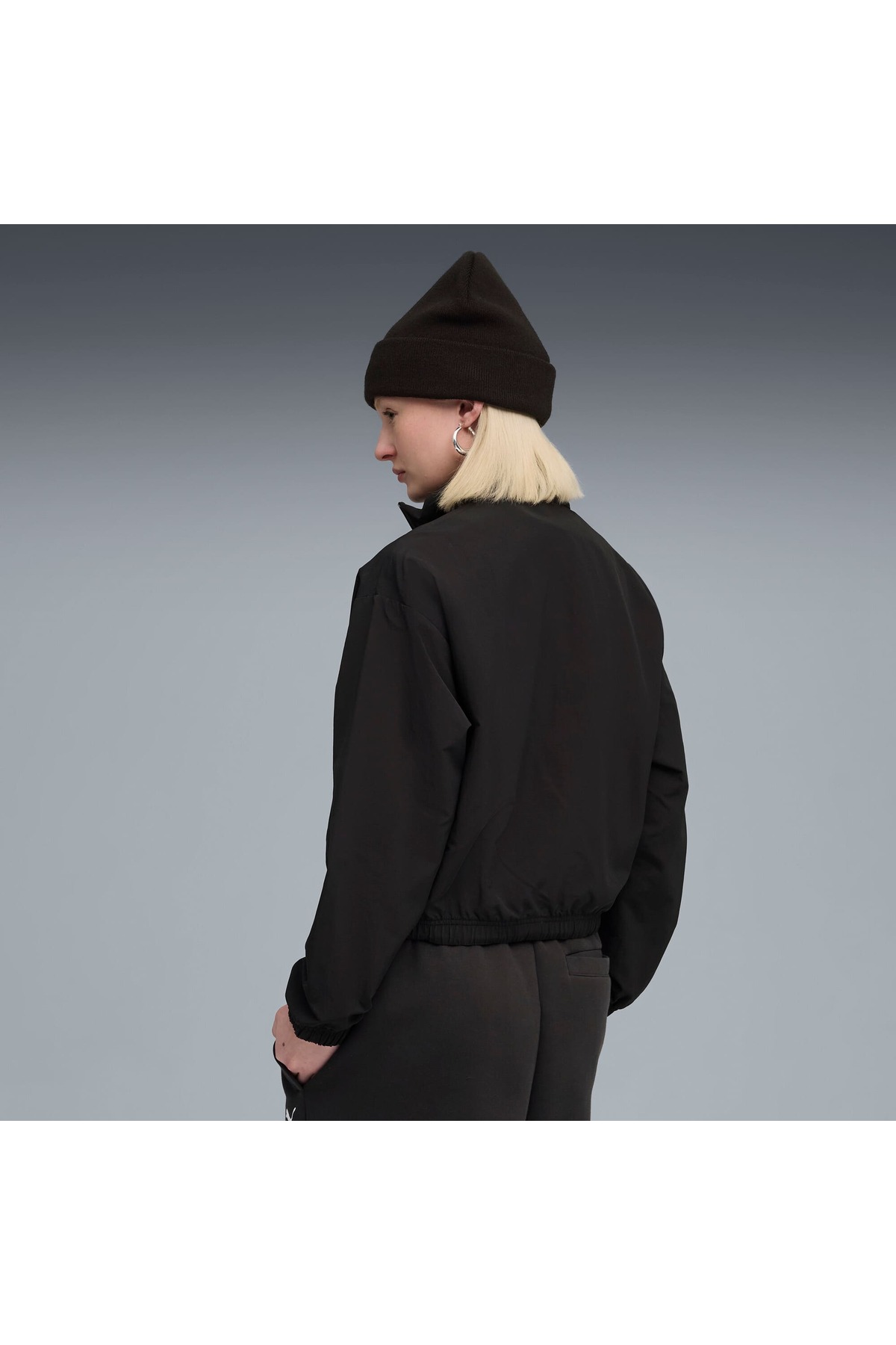 Puma HER Kadın Yarım Fermuarlı Geniş Kesim SWEATSHIRT görsel 3
