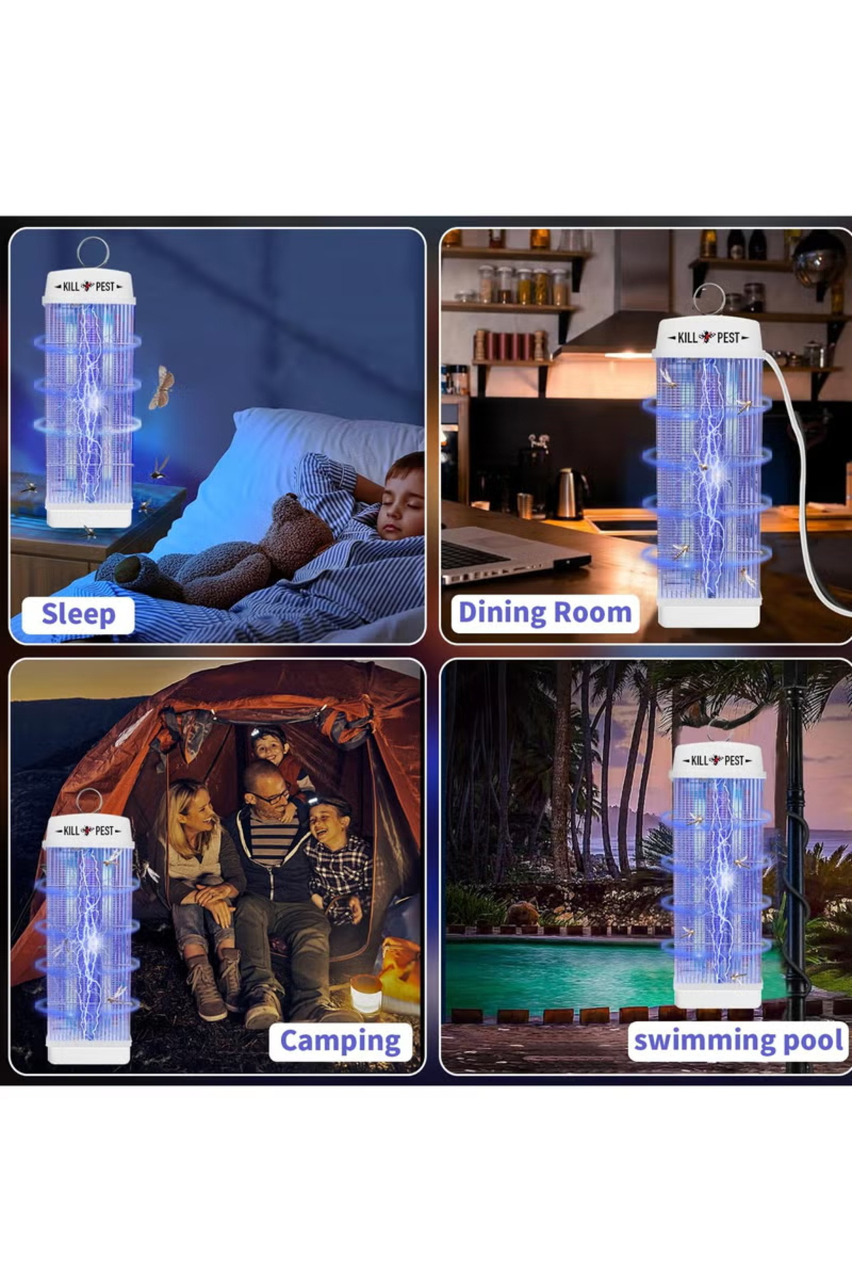 قاتل البعوض، جهاز صاعق الحشرات الكهربائي بقوة 30 و...