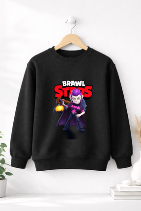 petite pati Brawl Serisi Mortis Sweatshirt (3 iplik %100 Pamuk şardonlu)