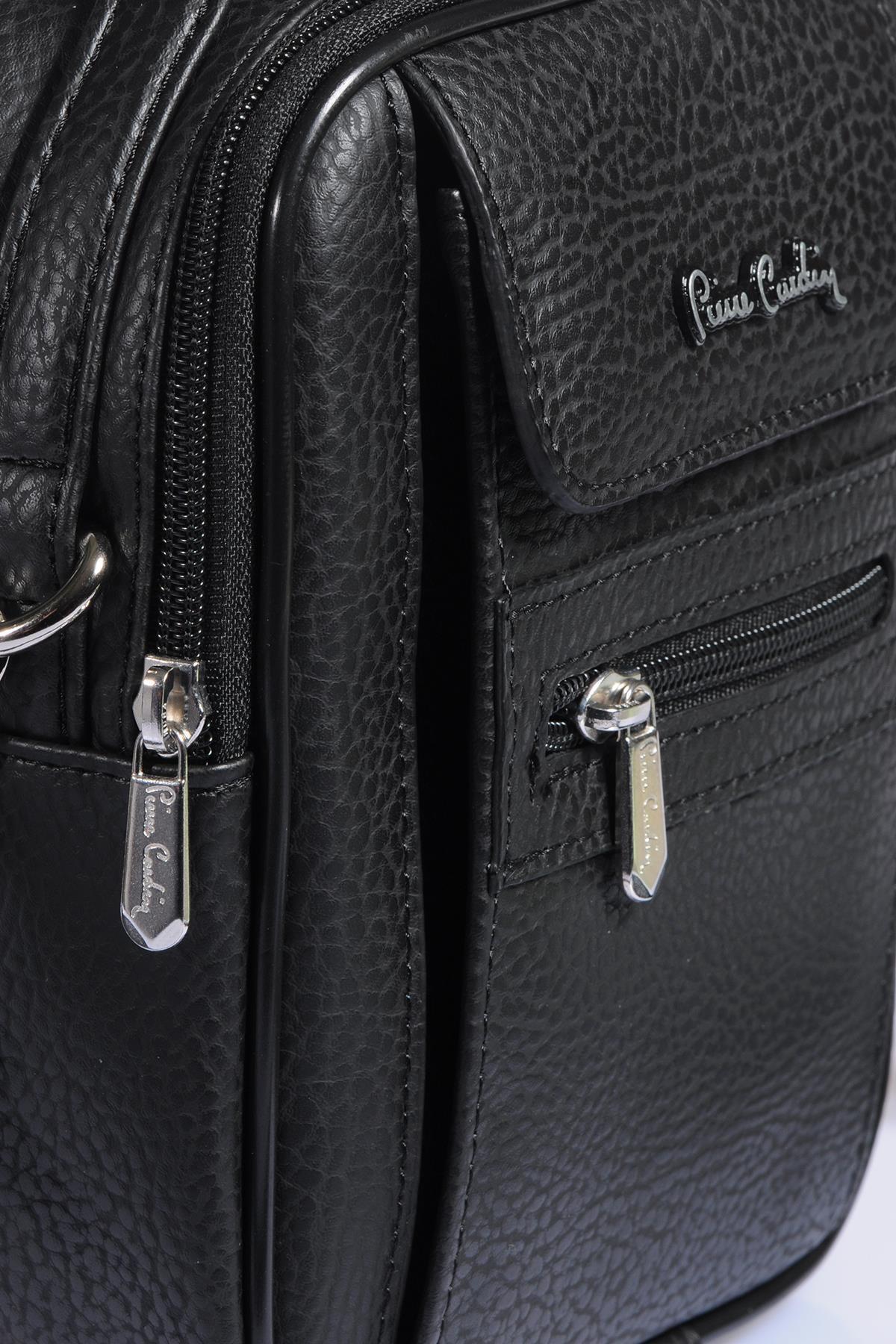 Pierre Cardin Siyah Erkek Potföy Çanta 01PC001422syh görsel 5