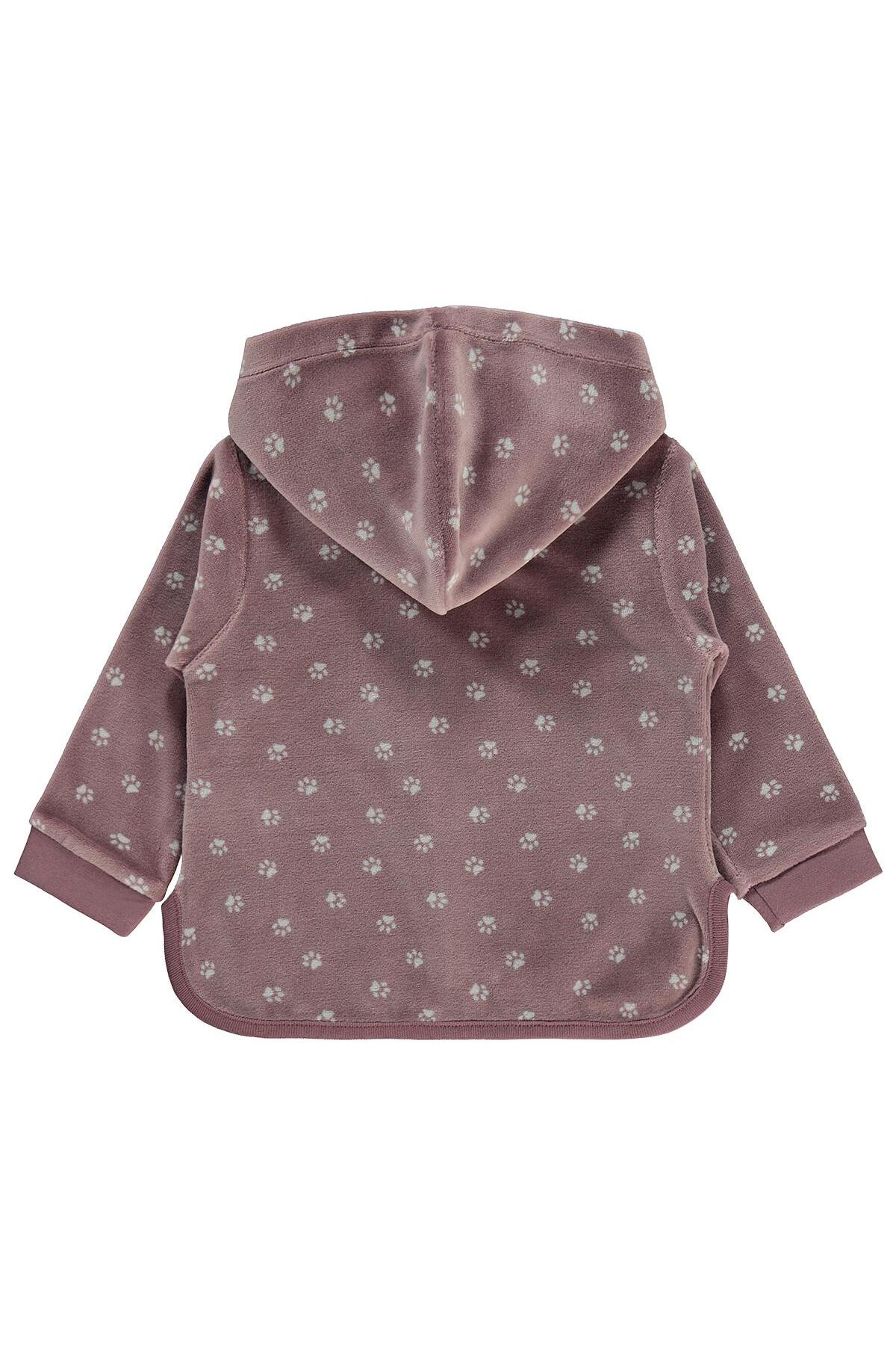 Civil Baby Mini Pati Empirme 6-18 Ay Hırka - Kahve 9-12 Ay fotoğrafı 2 (önizleme)