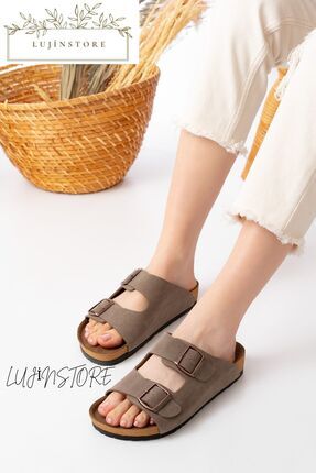 ljn lujinstore LUJİNSTORE çift tokalı unisex terlik konforlu ev dışarı & terl...