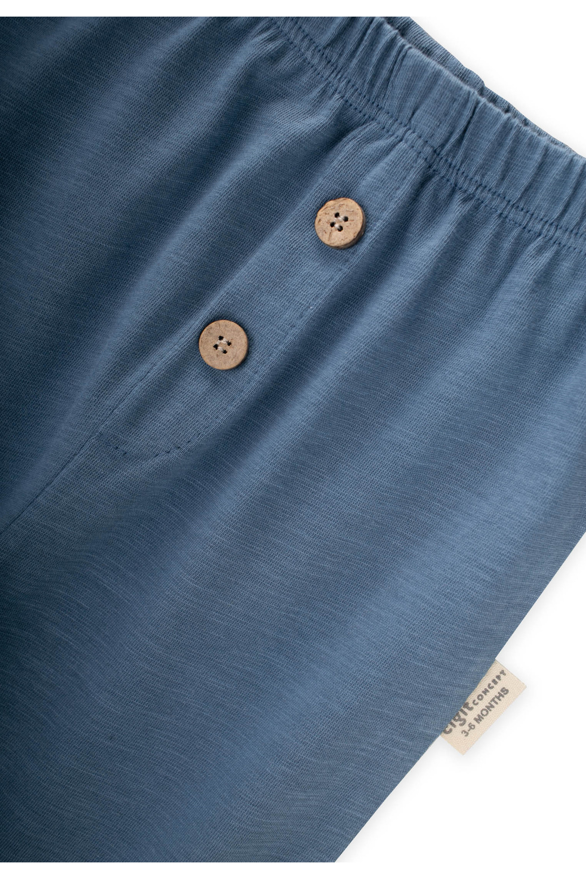 Cigit Patlı Bebe Eşofman 0-3 Yaş İndigo Mavi fotoğrafı 3 (önizleme)