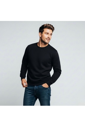 NERA GİYİM Erkek Uzun Kollu Basic Sweatshirt