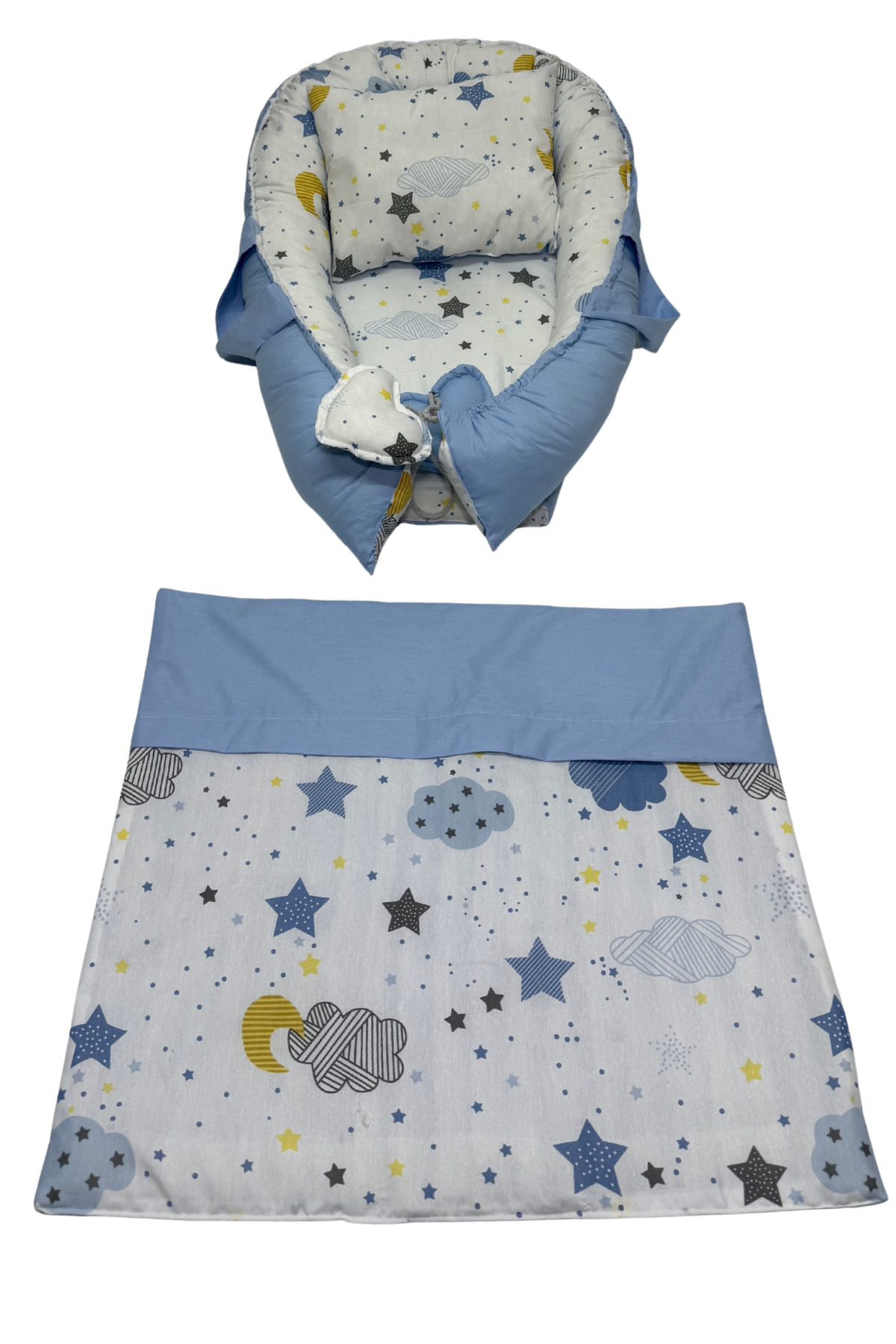 Happy Baby Dikiş Atölyesi 10’lu Babynest Puset Örtüsü Alt Açma Emzirme Yastığı Emzirme Önlüğü Ana Kucağı fotoğrafı 3 (önizleme)