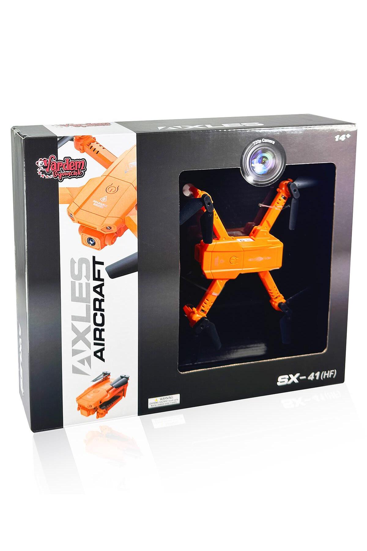 Vardem Uzaktan Kumandalı Full Fonksiyon 2.4G Şarjlı Kameralı Katlanabilir Drone - Standart Standart fotoğrafı 5 (önizleme)