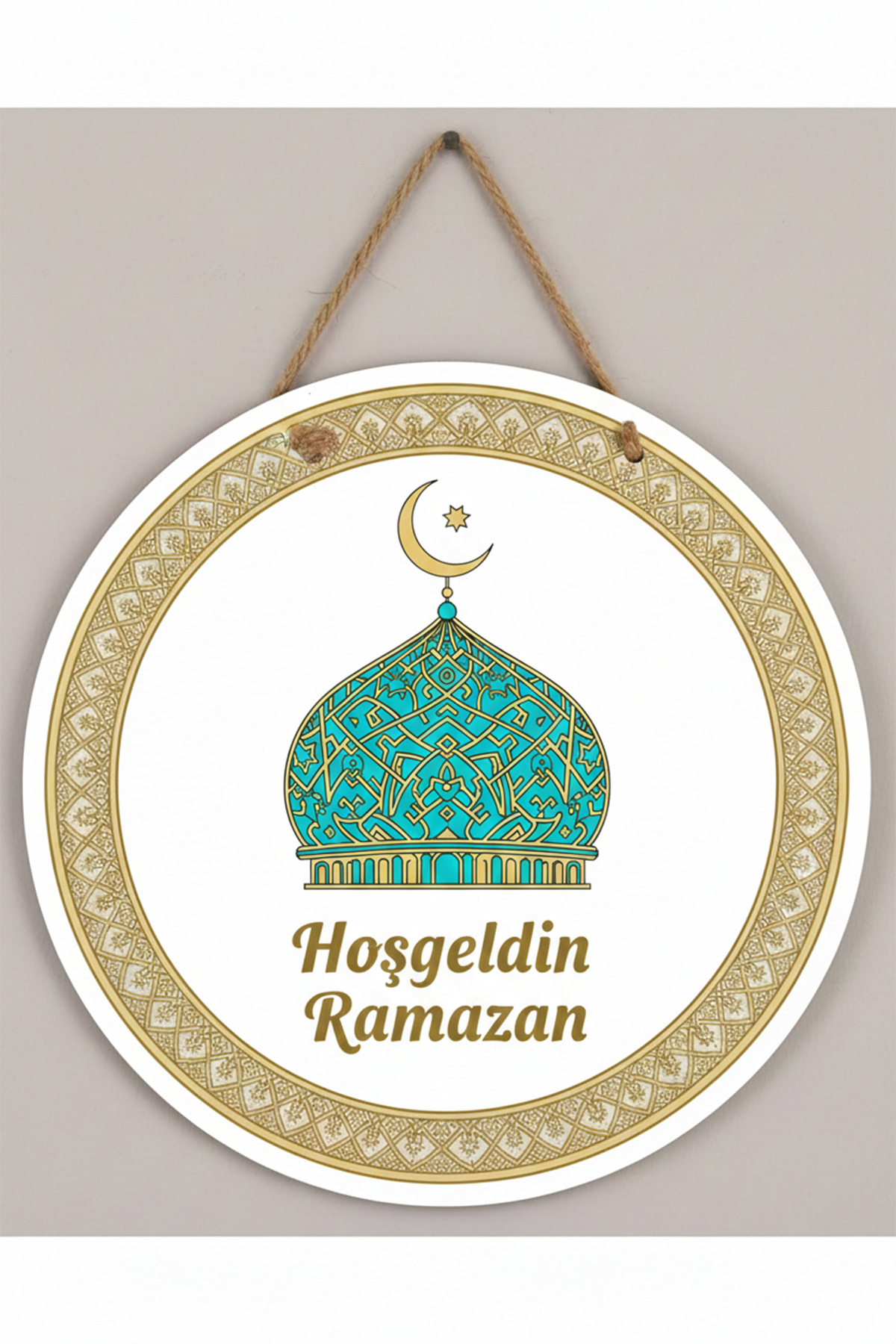 Lüks Ramazan Kapı Süsü - İslami Dekorasyon Hoşgeldin Ramazan