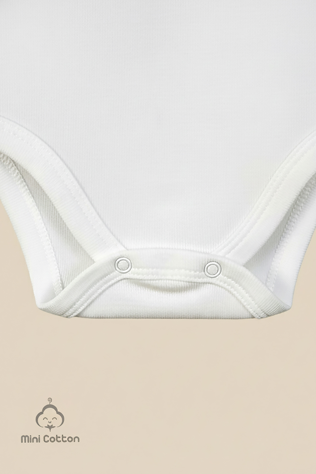 Mini Cotton Kolsuz % 100 Pamuk Ribs Kumaş Basic Kız ve Erkek Bebek Body Zıbın fotoğrafı 3 (önizleme)