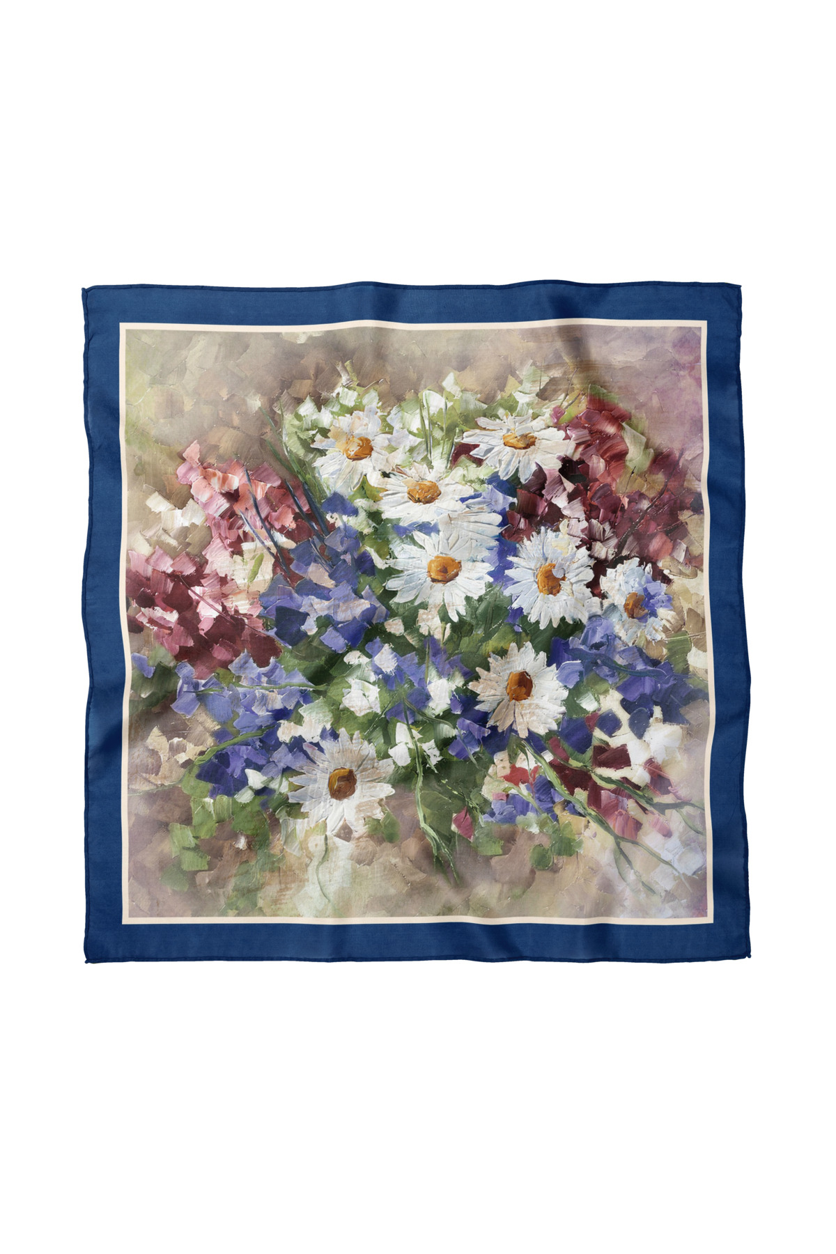 Flower Patterned Scarf / Bandana 50x50cm