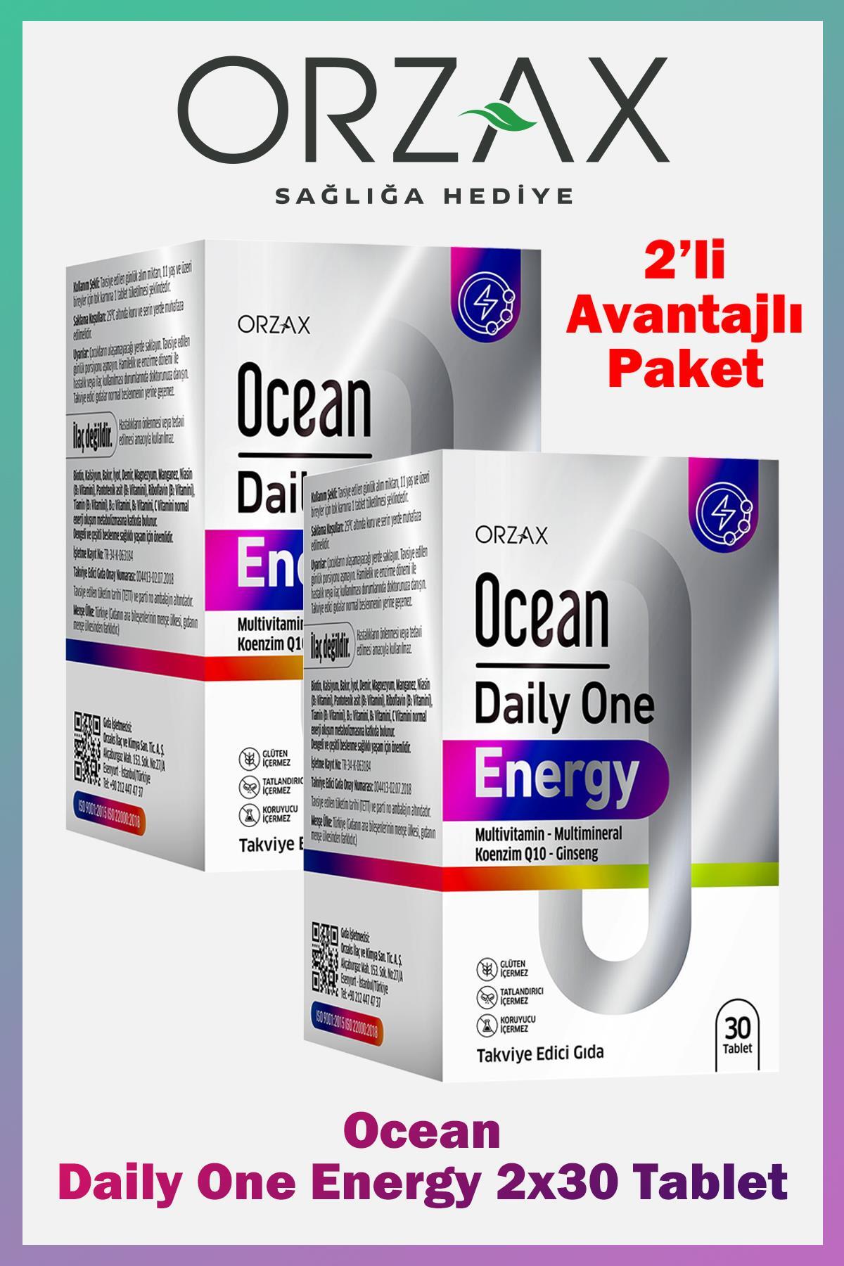 Ocean Daily One Energy 30 Tablet 2 Adet - Fiyatı, Yorumları
