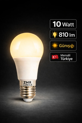 ZMR LUMIXA 10 WATT 810 LM GÜNIŞIĞI RENK AMPUL