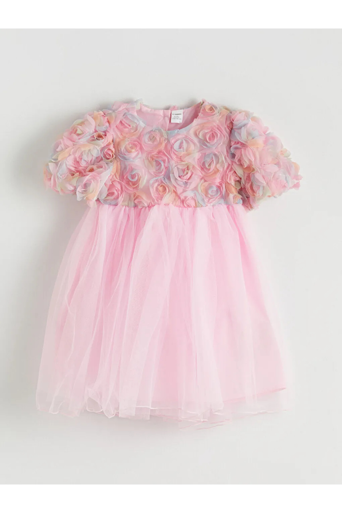 LC Waikiki Lcw kids pink floral girl dress- Trendyol