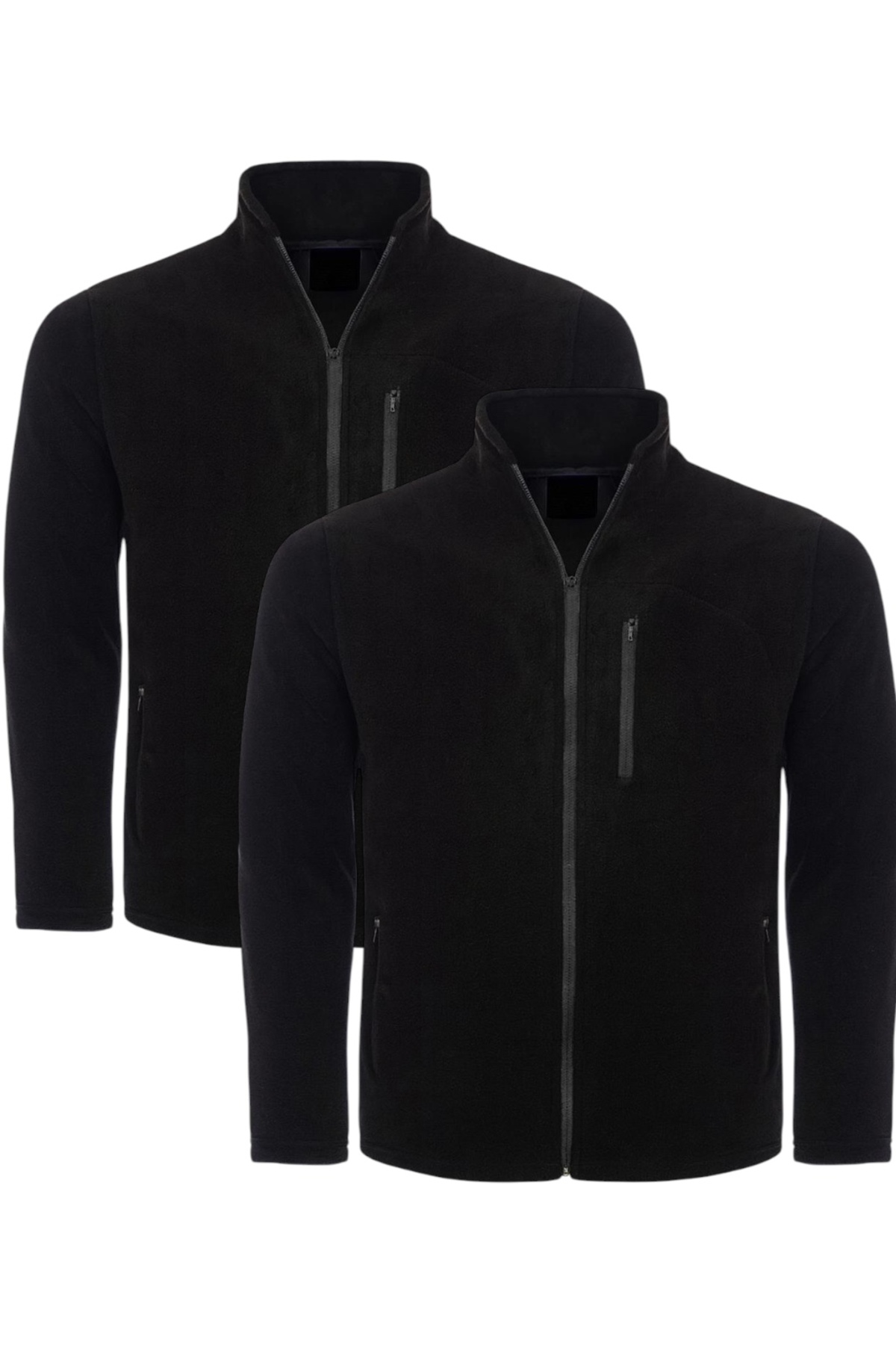 pandy 2'li Unisex Anti-pilling Tüylenme Yapmayan Standart Fit Soğuk Geçirmez Polar — رنگارنگ pndyikltmplr