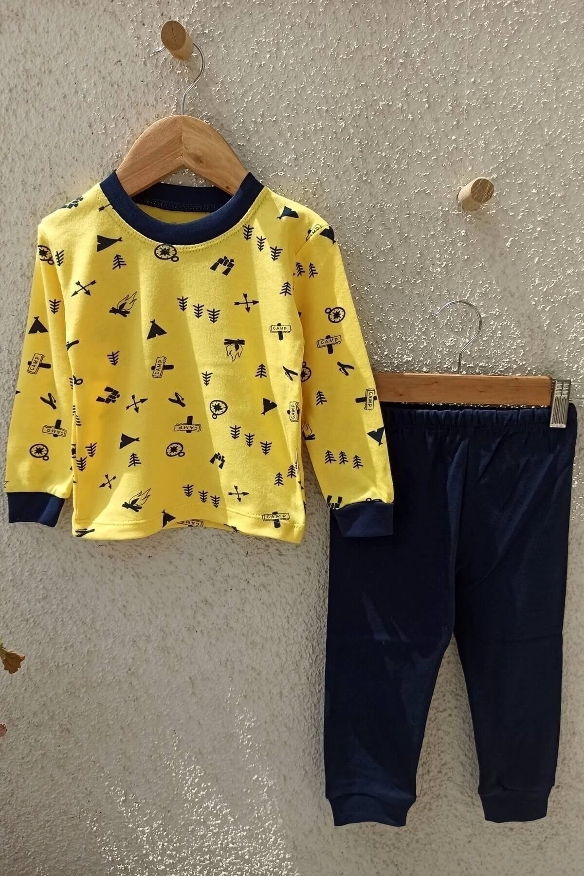 Beruflic Camp Desenli Pijama Takımı fotoğrafı 3 (önizleme)