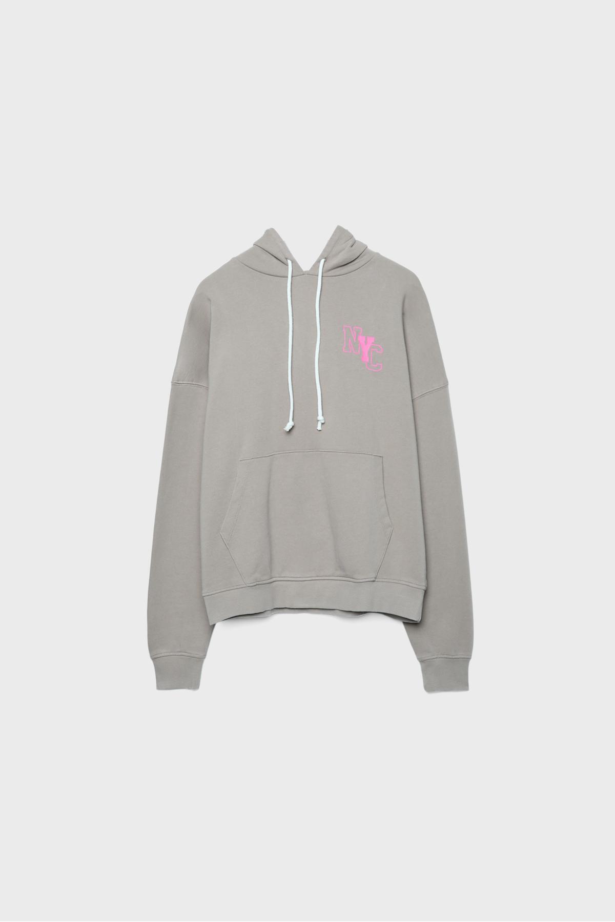 Stradivarius  Pozisyonel yıkanmış efektli kapüşonlu sweatshirt - Görsel 6
