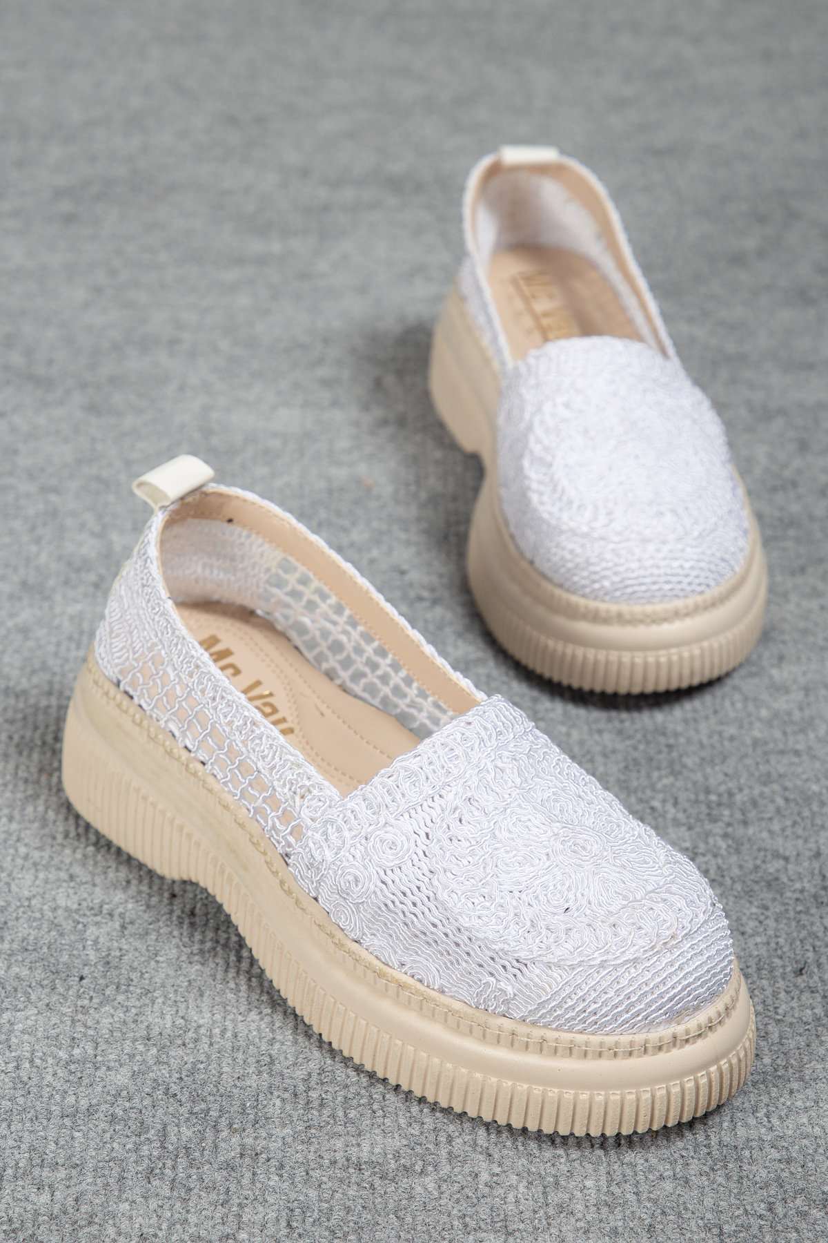 Helt MD165 Braided Orthopedic Thick Base Stylish Women Loafer