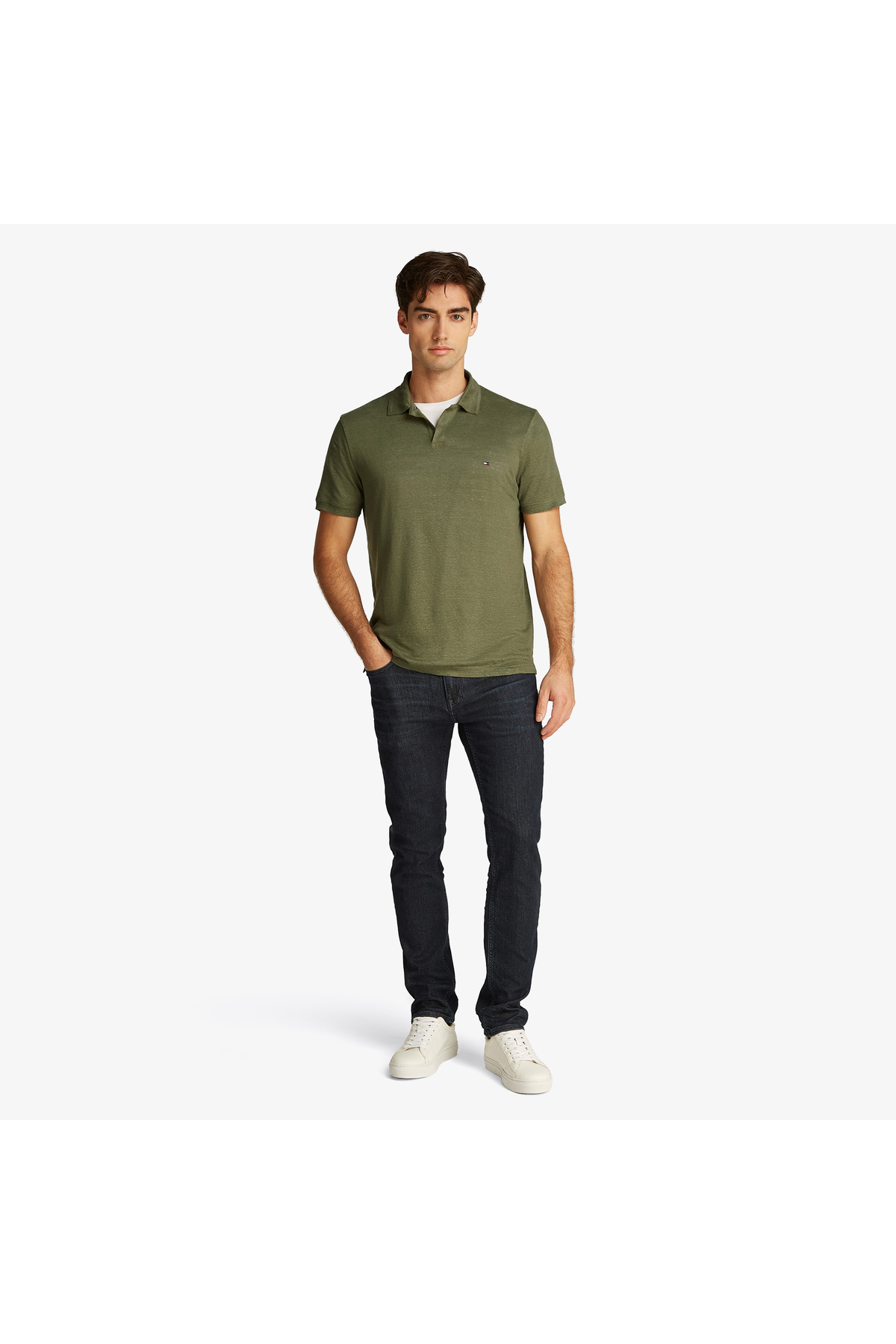 پولوشرت مردانه یقه پلو | تامی هیلفیگر Tommy Hilfiger MW0MW38476 BD - تصویر 2