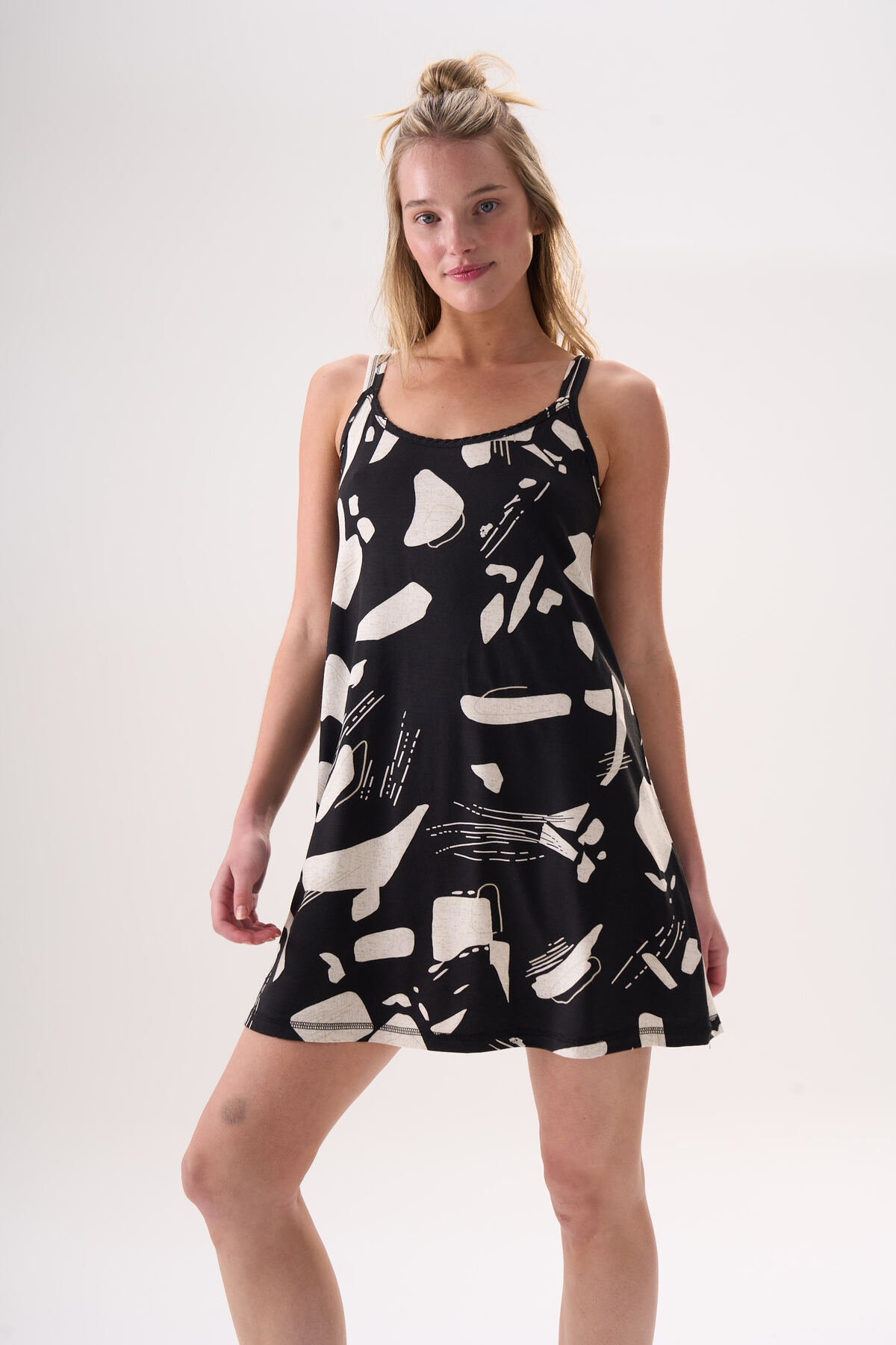 Etoile Bambu İp Askılı Yazlık Kadın Elbise 26008