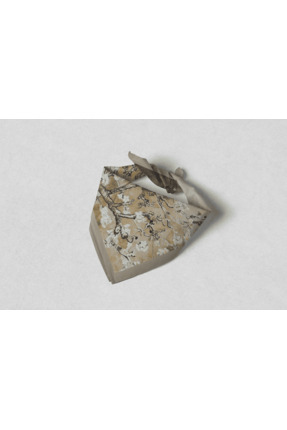 Ege Fular Şal SEVGİLİLER GÜNÜ İÇİN VAN GOGH BADEM ÇİÇEKLERİ 55X55 İPEKSİ FULAR